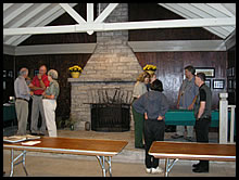 CCC Recreation Building fireplace