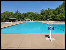 Olympic size swimming pool